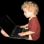 computer boy computers and social media are part of our kids lives