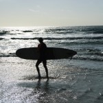 beach_surfer silver surfer on the beach