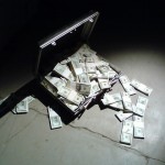 cash_suitcase Suitcase of cash for funding a business