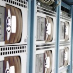 servers running business cloud computer applications